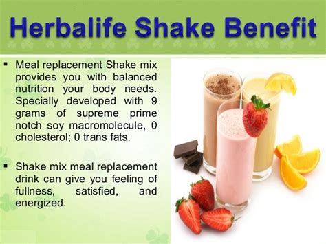 Herbalife Shake Its Benefits