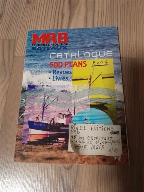 CATALOGUE MRB MODELE REDUIT DE BATEAUX 2004 Revue Plans Livre Old Book