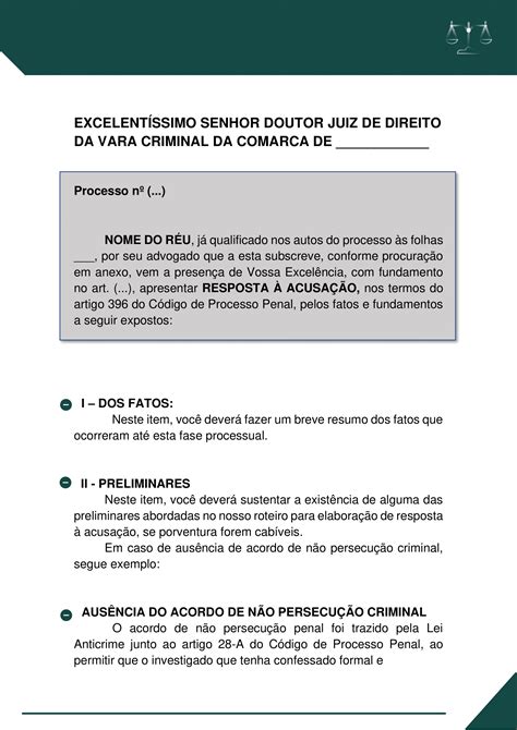 Kit De Peças E Recursos Processuais Penais Em Visual Law Idpb