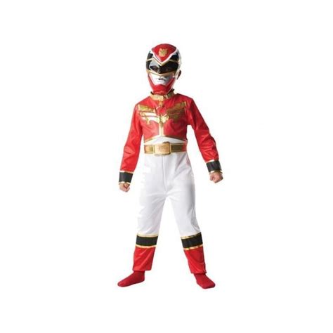 Déguisement Power Rangers Megaforce rouge T S 3 4 ans Juguetesland