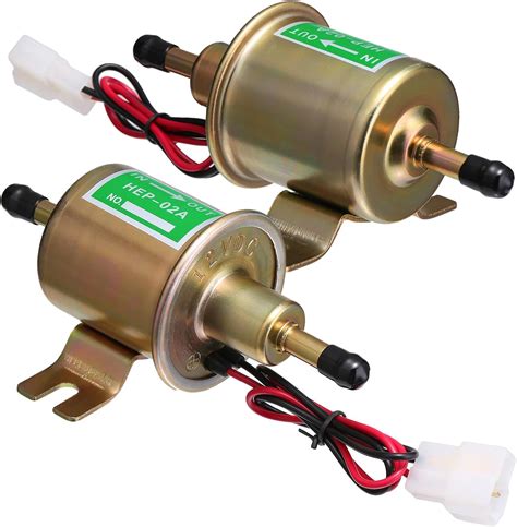 Orhfs 2pcs Electric Fuel Pump 12v Universal Low Pressure 12 Volt Transfer Inline