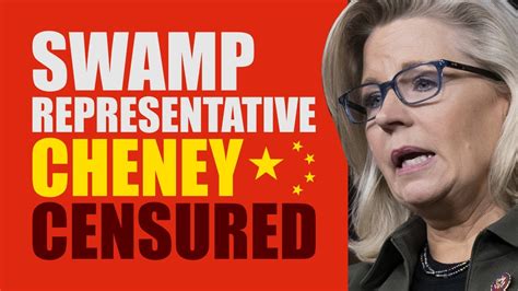 Wyoming Gop Censure Swamp Representative Liz Cheney Youtube