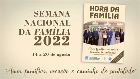 Semana Nacional da Família teve início neste domingo iniciativa