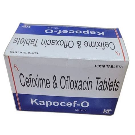 Cefixime Ofloxacin Tablet 100 Mg At Rs 500 Box In Delhi ID