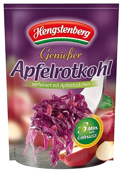 Amazon Hengstenberg Mildessa Red Cabbage With Apple 14 1 Ounces