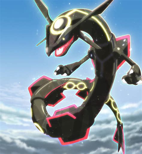 Pokemon Shiny Rayquaza by Mdwyer5 on DeviantArt