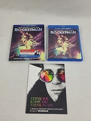 Rocketman Blu Ray Dvd Special Booklet Tested And Working