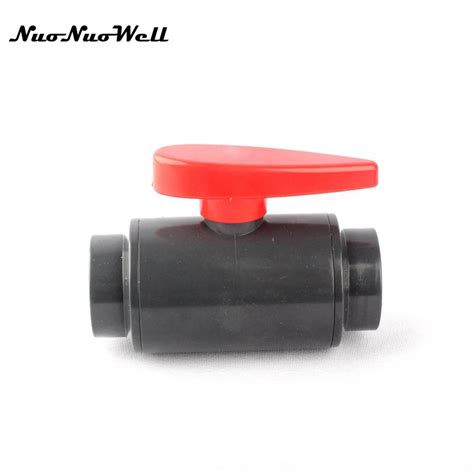 1pcs Nuonuowell Ansi 1 Dn20 Pvc Ball Valve Tap Connector Pipe Adapter Garden Irrigation