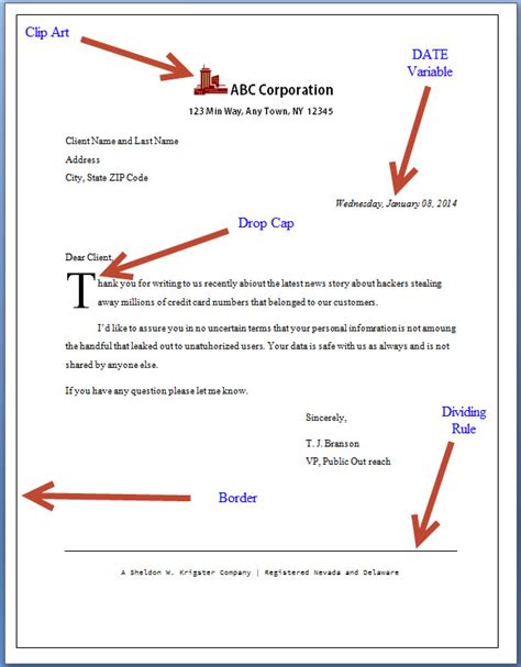 How To Create A Ms Word Form Letter In 15 Seconds Technical Communication Center