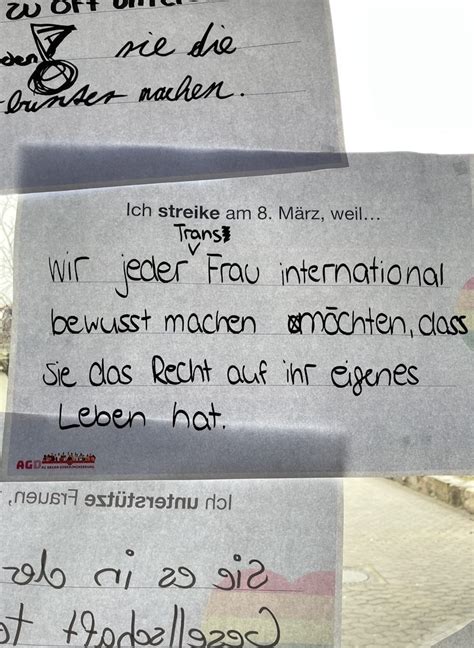 Internationaler Weltfrauentag am 8 März Gymnasium Lehrte