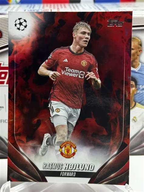 2023 24 TOPPS UEFA Club Competitions Inferno Rasmus Hojlund Manchester