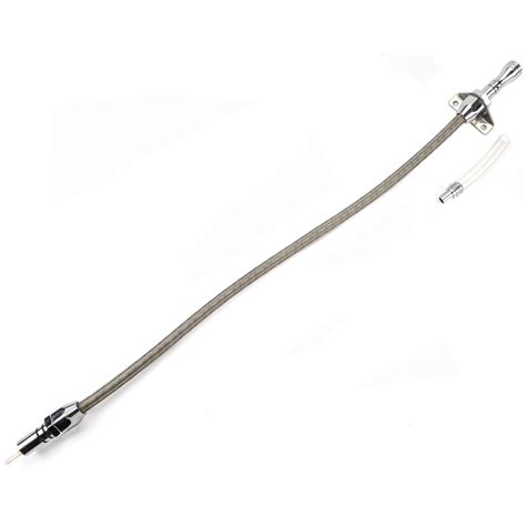 JEGS 61596 Flexible Braided Transmission Dipstick TH700 R4 Firewall