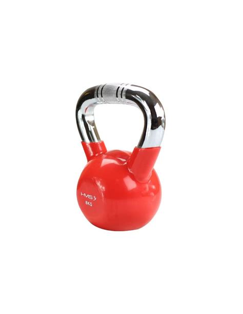 Kettlebell Cast Iron Knurled Handle HMS KTC10 RED