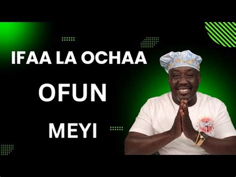 IFA LA OCHA OFUN MEYI MAFEREFUN OBATALA YEMAYA ODUA ELEGUA OGUN CHANGO