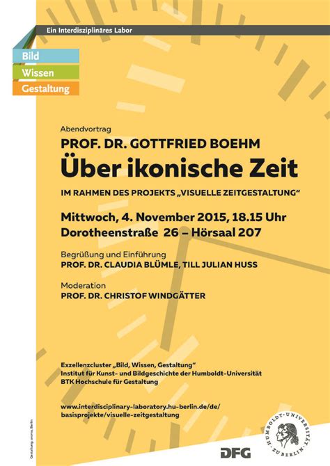 Vortrag Prof Dr Gottfried Boehm Institut F R Kunst Und