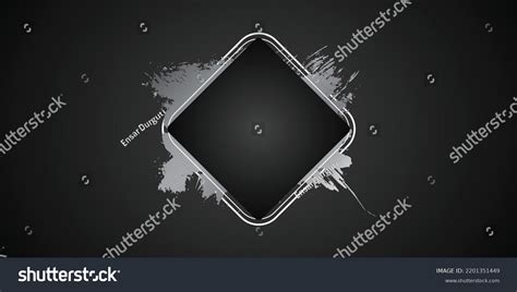 Black Grey Rectangle Shapes Background Stock Vector (Royalty Free ...