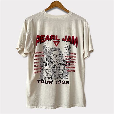 1998 Pearl Jam Yield Vintage Tour Tee Shirt Zeros Revival