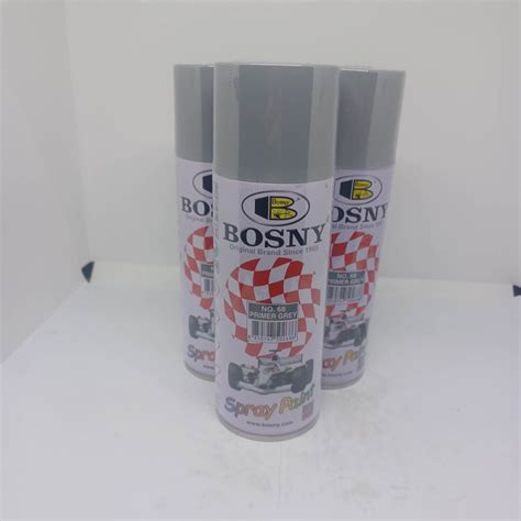 GUARANTEED ORIGINAL BOSNY SPRAY PAINT PRIMER GREY Shopee Philippines