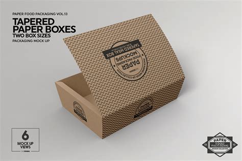 Vol 13 Food Box Packaging Mockups 172794 Branding Design Bundles