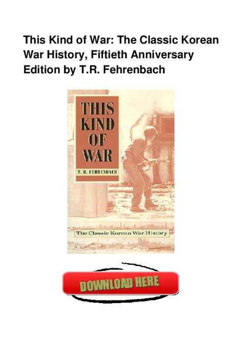 Pdf This Kind Of War The Classic Korean War History Fiftieth