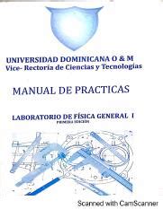 Laboratorio de Física General Manual de Prácticas y Seguridad Course