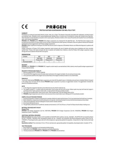 Pdf Proteus Antigen Suspensions For Weil Antigen Suspensions For