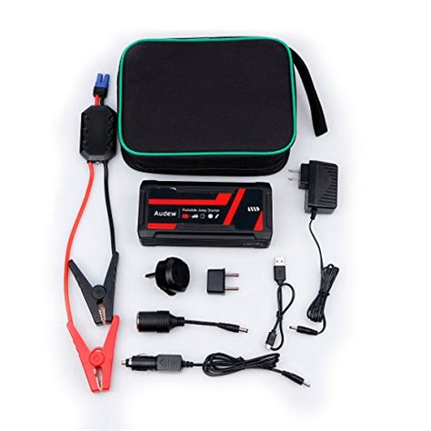 Audew Batteria Auto Jump Starter Avviatore D Emergenza Per Auto Moto