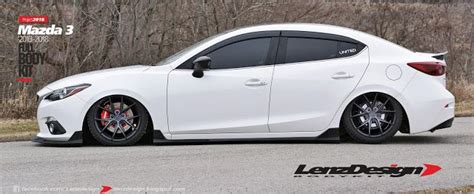 Mazda Bm Axela Lenzdesign Bodykit Spoilers