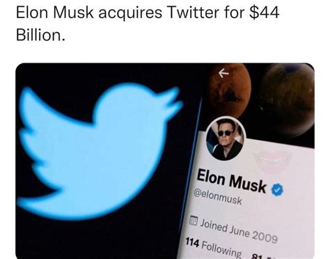 Elon Musk Acquires Twitter For Billion Elon Musk Ifunny