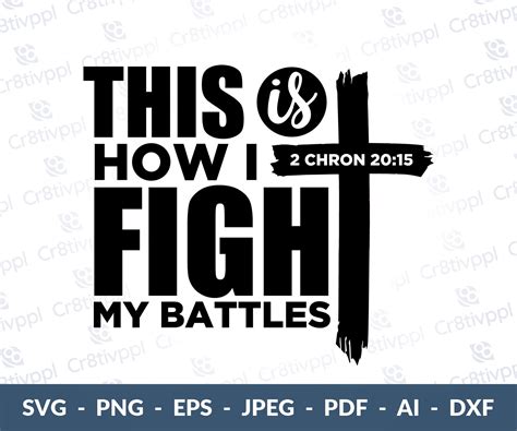 Fight My Battles Svg Cross Svg Fill Me Up Lord Svgjesus Etsy