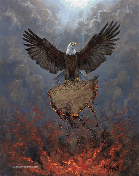 Freedom Rising 11x14 Inch Litho Print Mcnaughton Fine Art