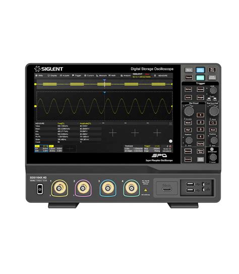 Siglent Sds X Hd Oscilloscope X Mhz Bits Mpts Cran