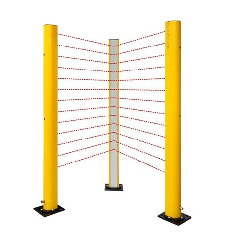 Double Sided Access Protection 15 Mets Long Saftety Light Grids 4 Beams