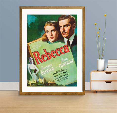 Rebecca Vintage Movie Poster - Arty Posters