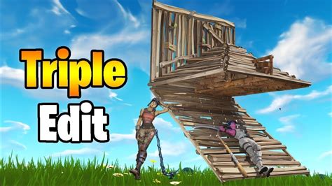 Jak Zrobi Triple Quadra Edita W Fornite Tutorial Youtube