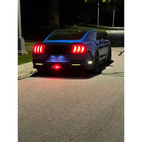 Striker Lights Mustang RGB Rear Reflectors; Clear SL-S550R2 (18-23 ...