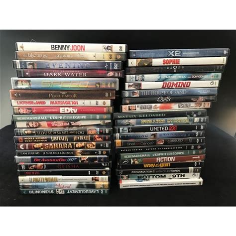 LOT OF 40 DVD'S POPULAR TITLES