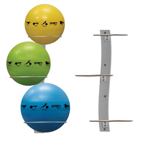 Prism Wall Mounted Stability Ball Rack Fitness Direct