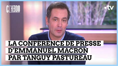 Tanguy Pastureau débriefe la conférence de presse dEmmanuel Macron C