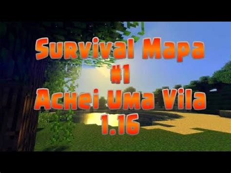 Survival Mapa 1 Encontramos Uma Vila Minecraft Pocket Edition 1 16