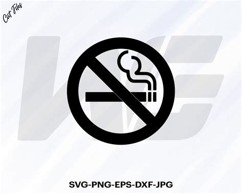 No Smoking Sign Svg, No Smoking Svg, No Smoking Png, Cut File for ...