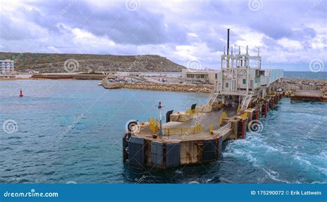 Gozo Ferry Terminal on the Island of Malta - MALTA, MALTA - MARCH 5 ...