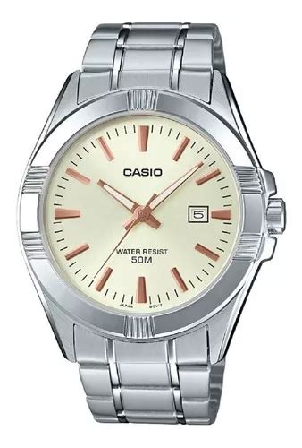 Reloj Casio Hombre Mtp 1308d 9avdf Color De La Correa Plateado Color