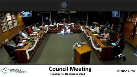 19 December 2023 Council Meeting Live Stream Youtube