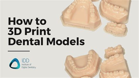 Step By Step Guide How To 3d Print Dental Models With Formlabs 3b