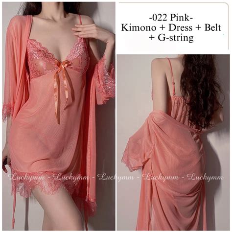 Jual GROSIR LUCKYMM KODE 22 Sexy Lingerie Dress Wanita Transparan