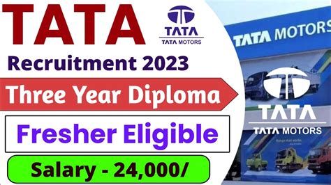 Tata Motor Recruitment Tata Motor Job Vacancy Tata Motor