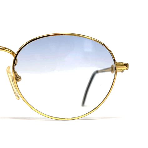 Vintage Moschino By Persol M Sunglasses Italy S Large Gold