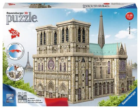 Puzzle Katedra Notre Dame Paryż Puzzle 3D