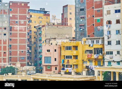 The Poor Quarters Of Karmouz With Narrow Streets Unfinished High Rises